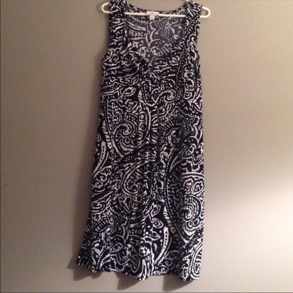 Cute Black & White Ann Taylor Dress